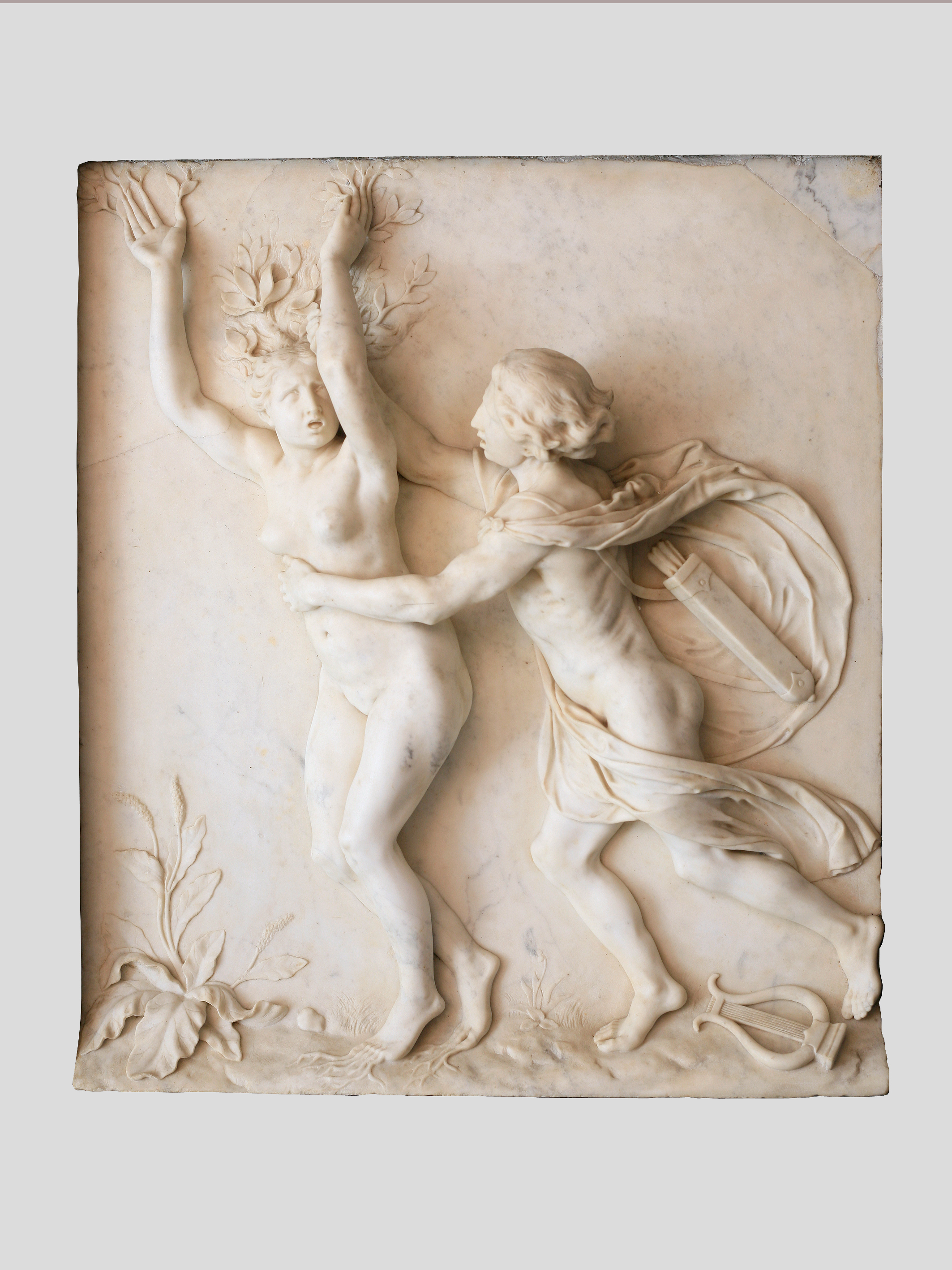 Аполлон и Дафна. Неизвестный скульптор. XVIII век Мрамор
