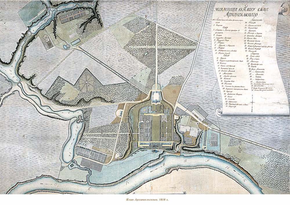 План имения 1818 года.