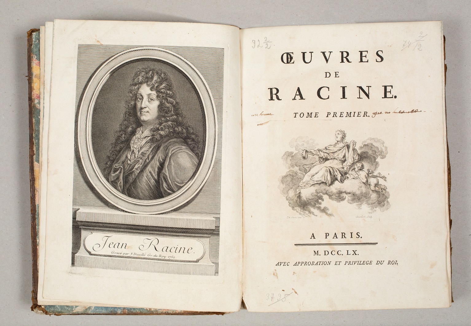 Racine, Jean Baptiste (1639-1699). Oeuvres de Racine.T.1. – Paris.1760